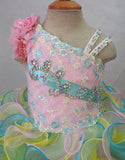 Two Pieces Lace Toddler Cupcake Pageant Dress - ToddlerPageantDress